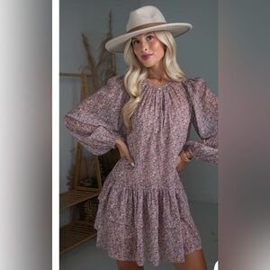 NWT chiffon mini dress